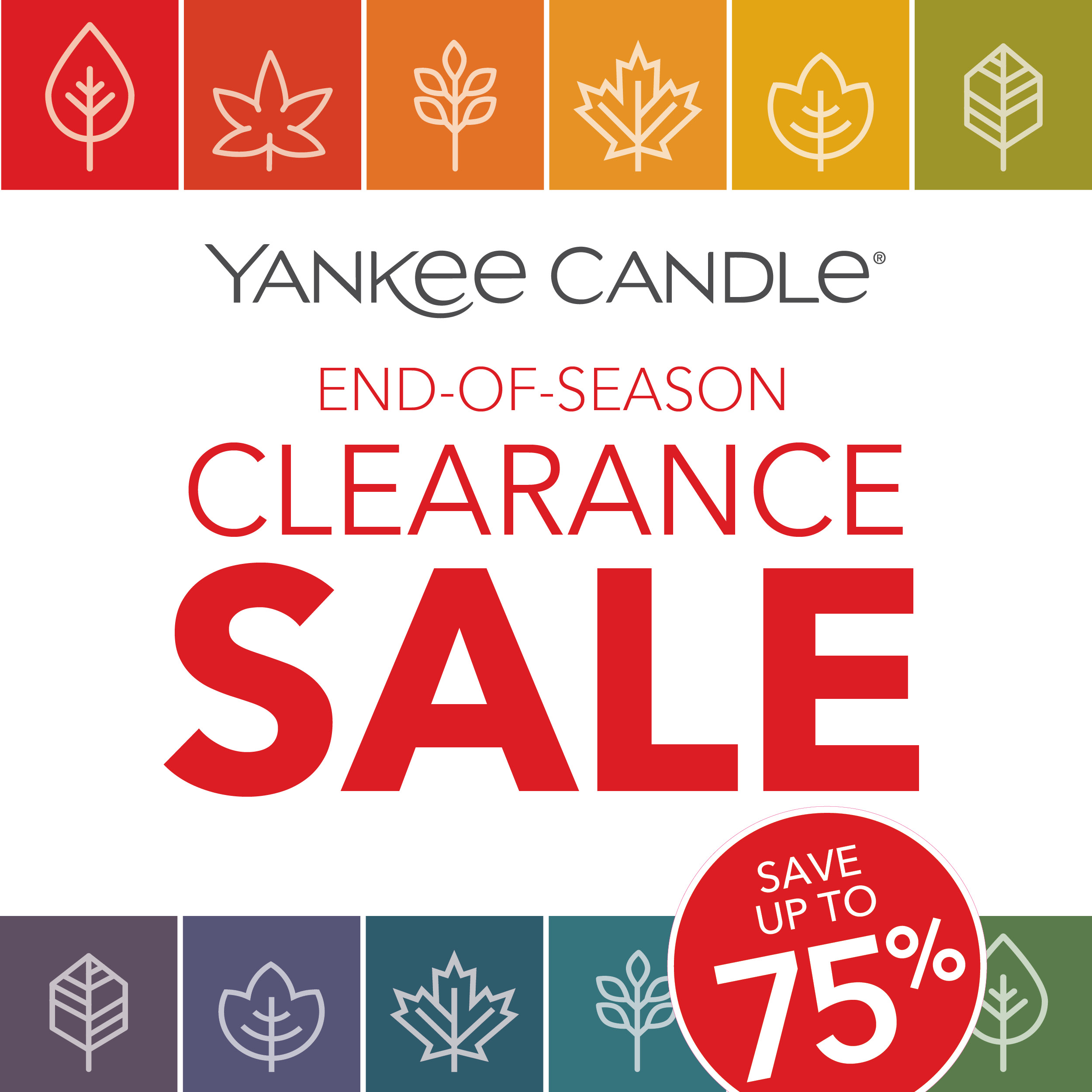 Fall Clearance Sale – going on now! icon