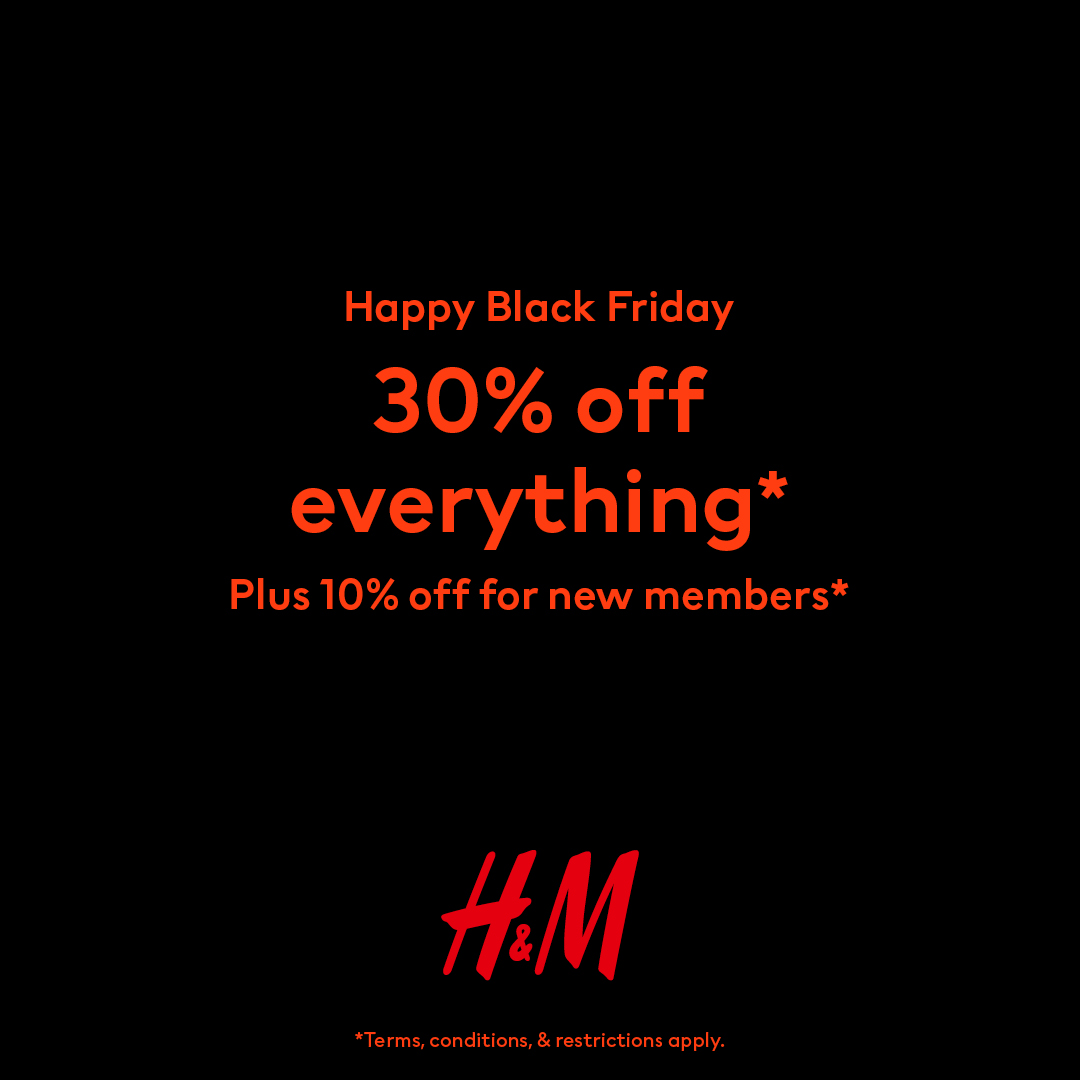 H&amp;M Black Friday icon