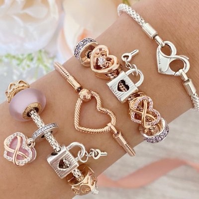 PANDORA Pandora jewelry on wrist