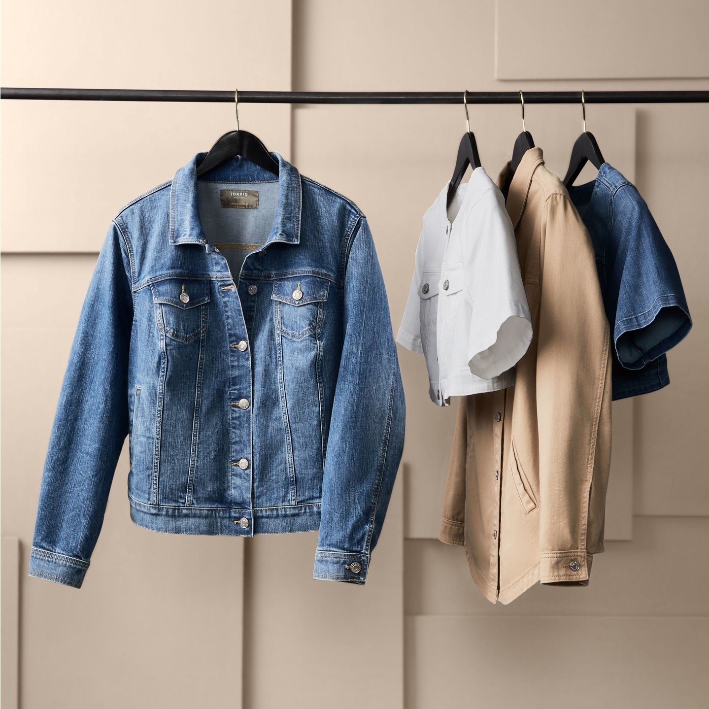 TORRID Torrid Denim jacket with shirts