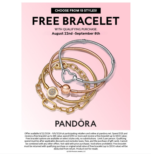 Free Bracelet with Qualifying Purchase icon