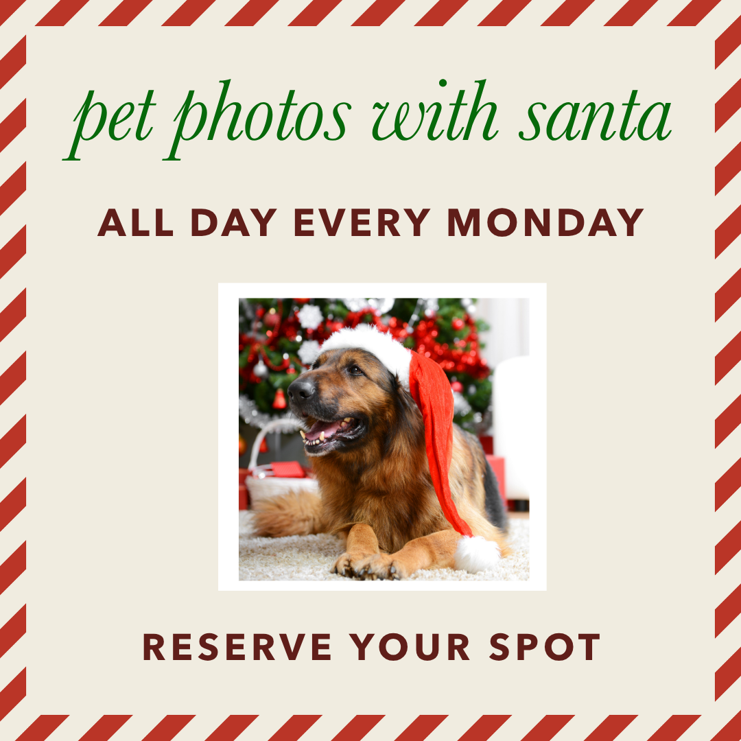Pet Photos with Santa!