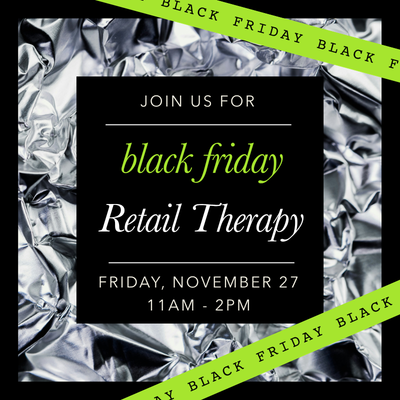 Black Friday Retail Therapy Pop-Up!