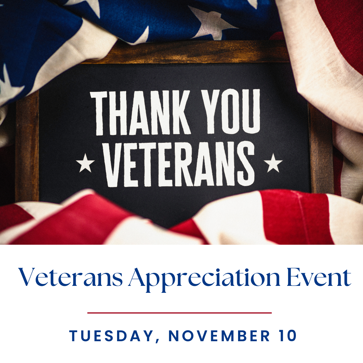 Veteran’s Appreciation Event